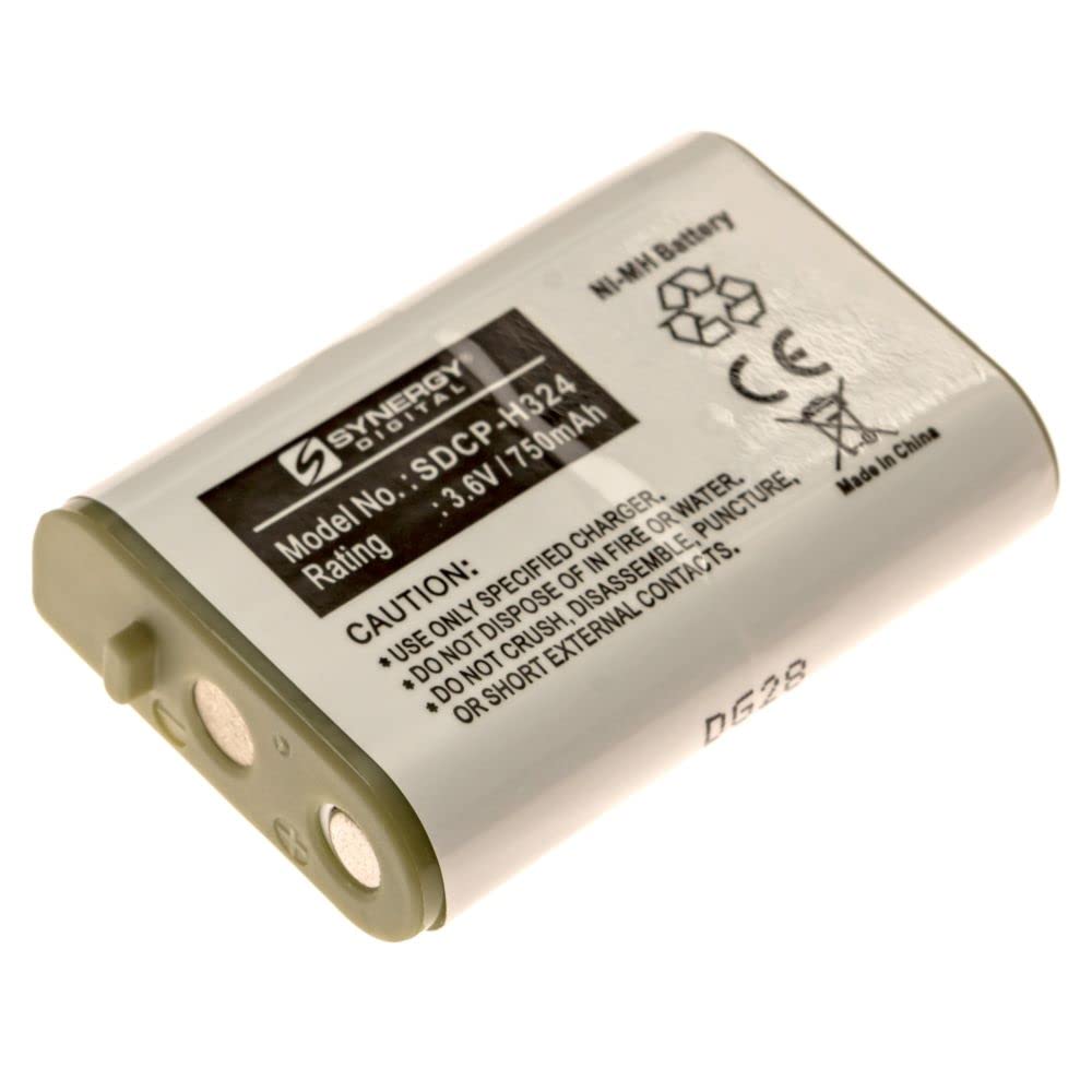 Synergy Digital Cordless Phone Batteries - 2 Pack Ni-MH 3.6V 750mAh Replacement Battery for AT&T Lucent 80-0429-00-00 Cordless Phones | Perfect for Home & Office Communication