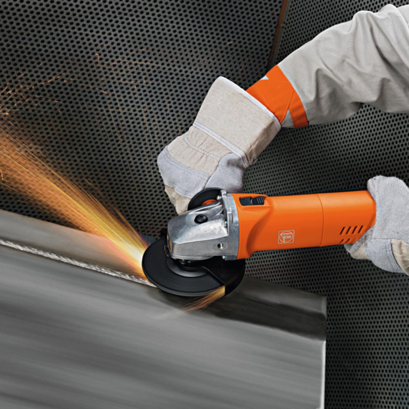 Fein WSG 17-125 PQ 125mm Compact Angle Grinder - Professional Power Tool for Metal Cutting, Grinding & Polishing | Ideal for DIY Projects, Metalworking & Construction Jobs