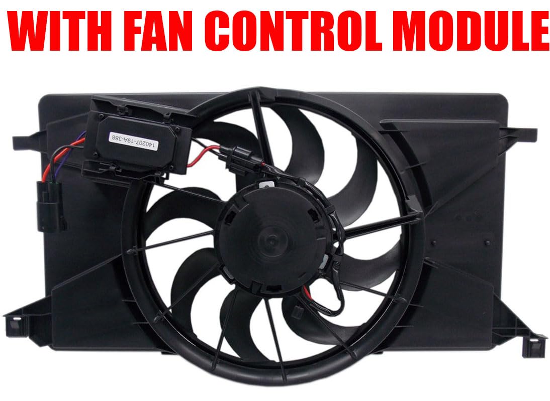 Ford Focus Radiator & Condenser Fan Replacement - Compatible with FO3115189 | Perfect for Cooling System Repair & Maintenance