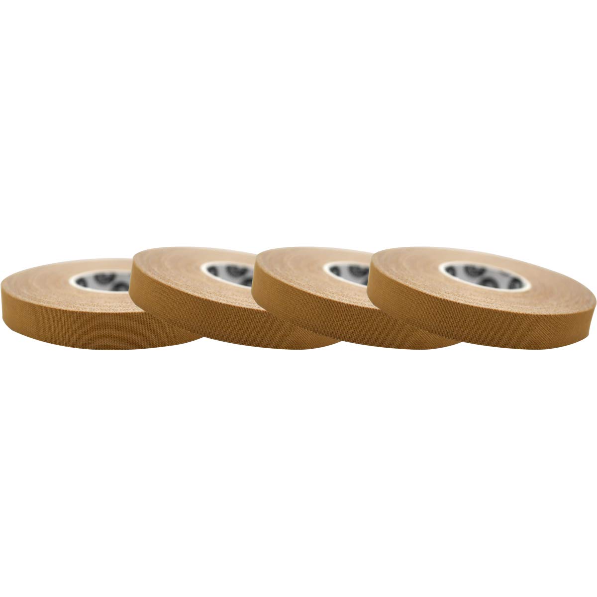 Premium Jiu Jitsu Finger Tape 4-Pack (0.4” x 15yds, Tan) - Athletic Sports Tape for BJJ, Grappling, MMA & Judo - Perfect for Martial Arts Training, Injury Prevention & Finger Protection