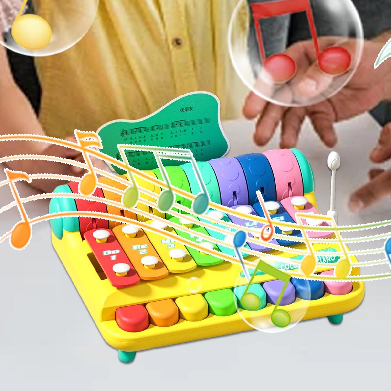 **Best Kids Music Learning Toy - Interactive Educational Piano Keyboard for Toddlers & Children - Portable Musical Toy for Early Learning & Holiday Gifts - Perfect for Home, Classroom & Playtime**