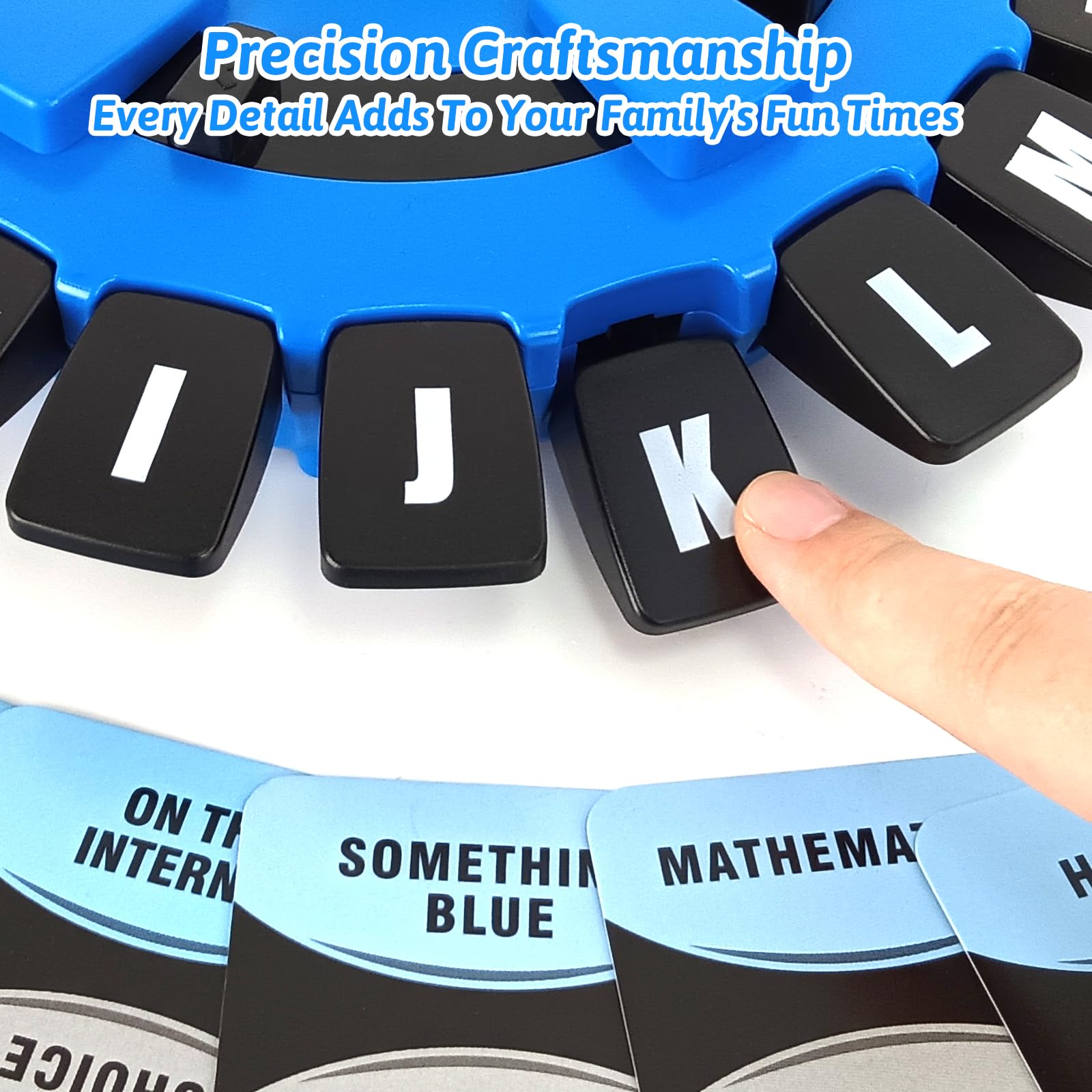Audasi Word Game - Fast Thinking Family Board Game for Kids & Adults - Perfect for Parties & Learning