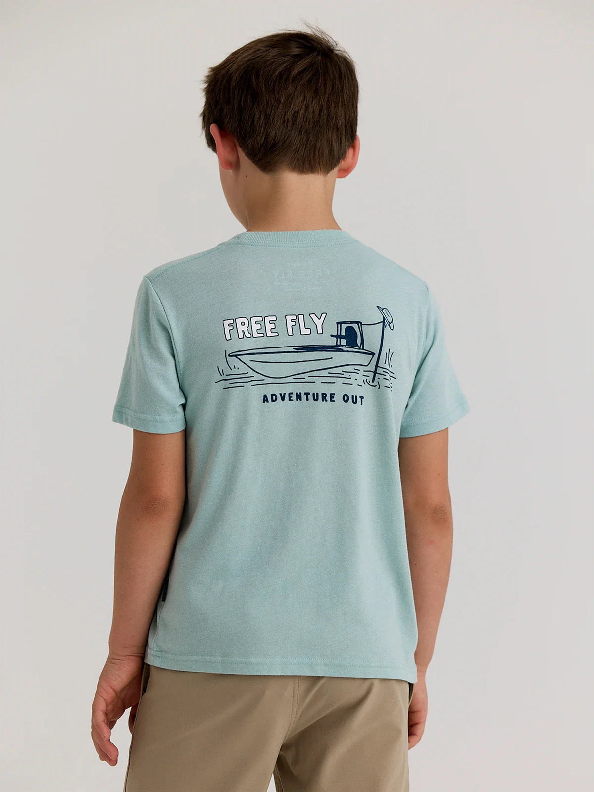 Boys' Free Fly Lazy Tides Graphic T-Shirt - Comfortable Cotton Tee for Casual Wear, Playdates & Everyday Adventures