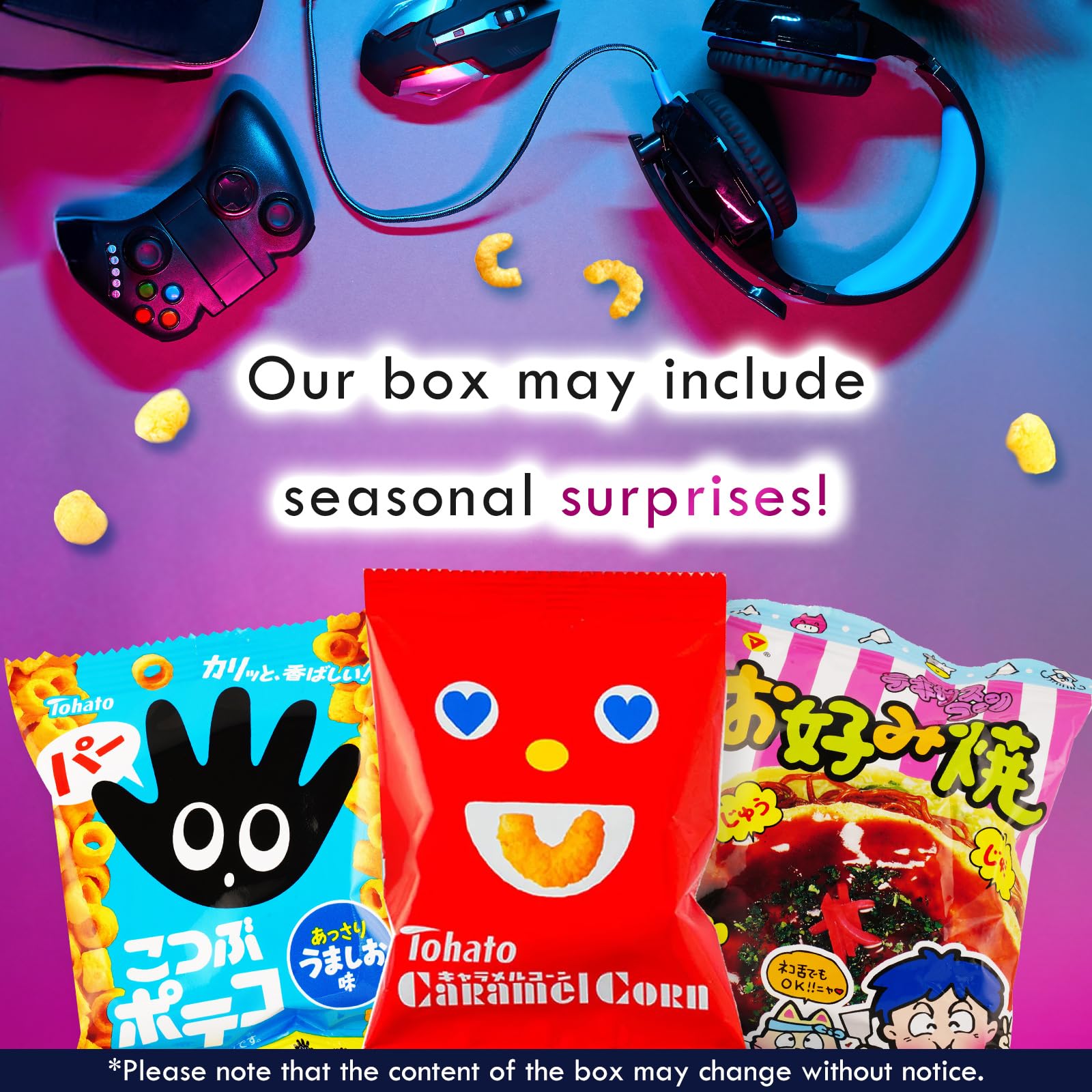 SHOGUN CANDY - 40 Piece Japanese Snacks & Candy Assortment - Popin Cookin DIY Snack Box - Kawaii Dagashi Mystery Gift Box (TSUKUYOMI Theme) - Perfect for Anime Lovers, Party Favors & Cultural Gift Giving