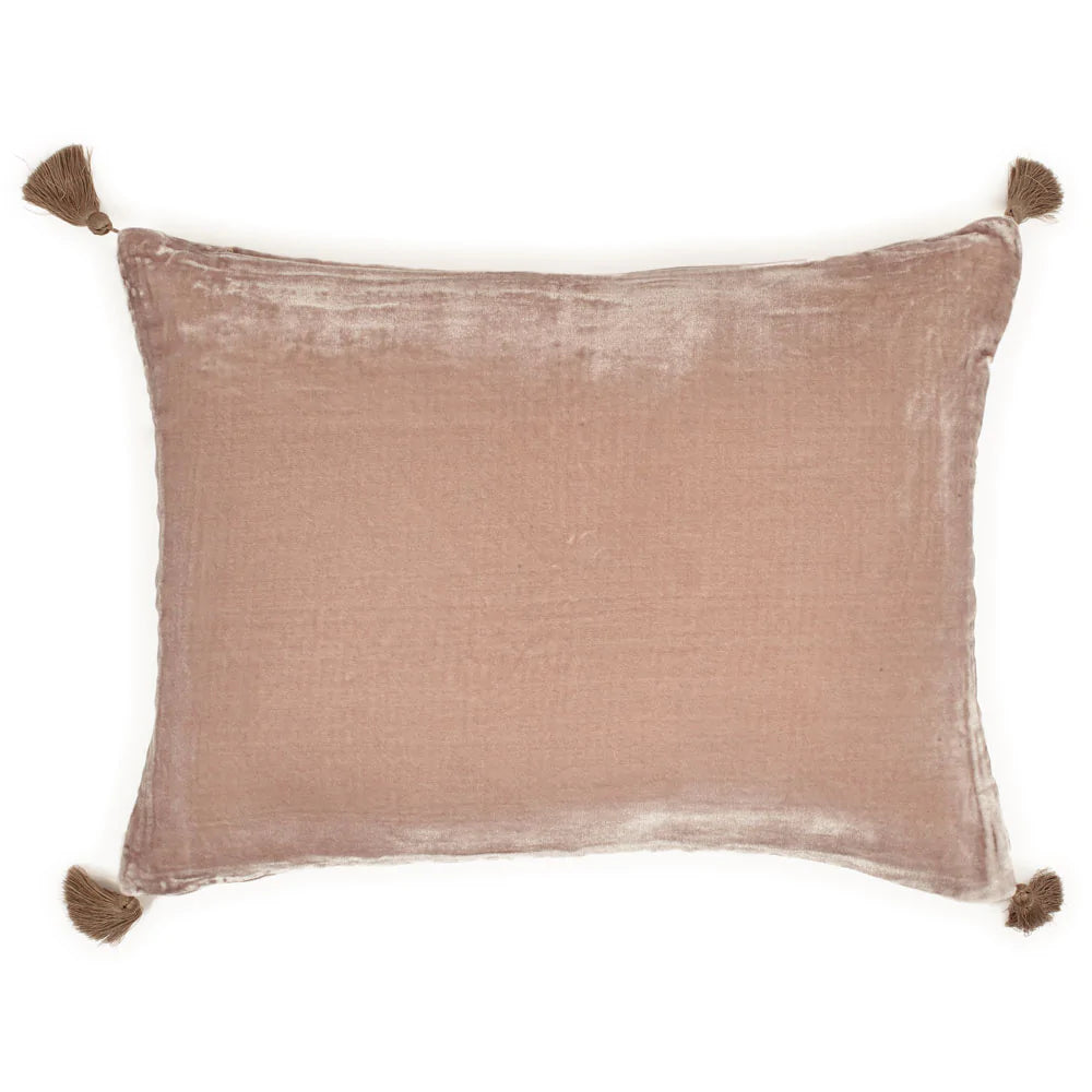 Luxury Taupe Pompom Silk Velvet Fabric - Soft & Elegant for Drapes, Upholstery, and Home Decor
