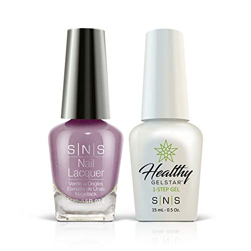 SNS Nails Duo Set - Nail Polish & UV Gel Kit #BM35 for Long-Lasting Manicures at Home or Salon