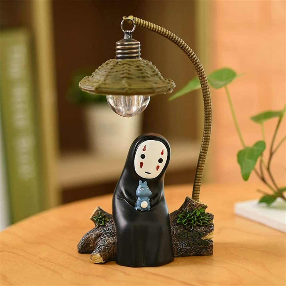 Anime No Face Man Night Light Lamp - Cute Cartoon Action Figure Toy for Kids, Home Decor & Christmas Gift - Perfect for Bedrooms, Game Rooms & Anime Collections