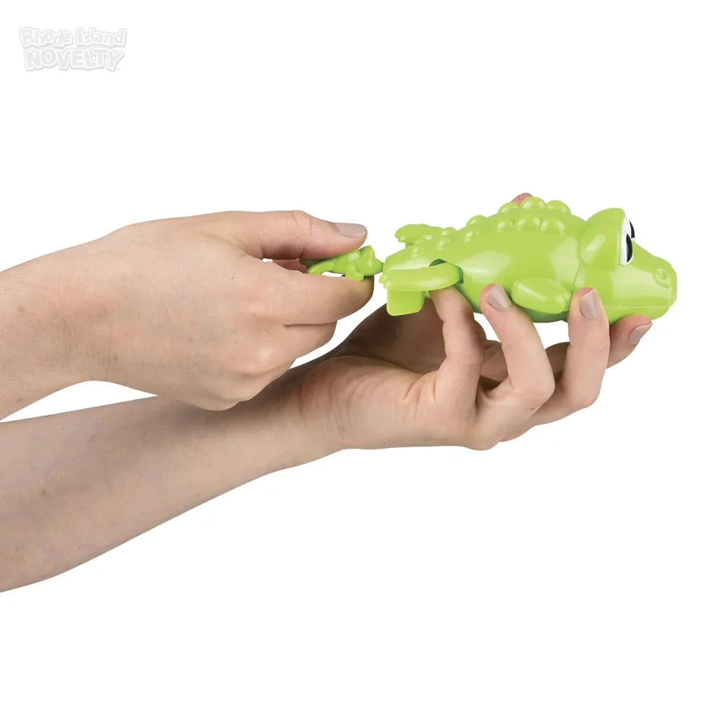 6 Pack Pull String Alligator Bath Toys for Kids - Fun Water Play & Bathtime Gifts for Toddlers & Infants