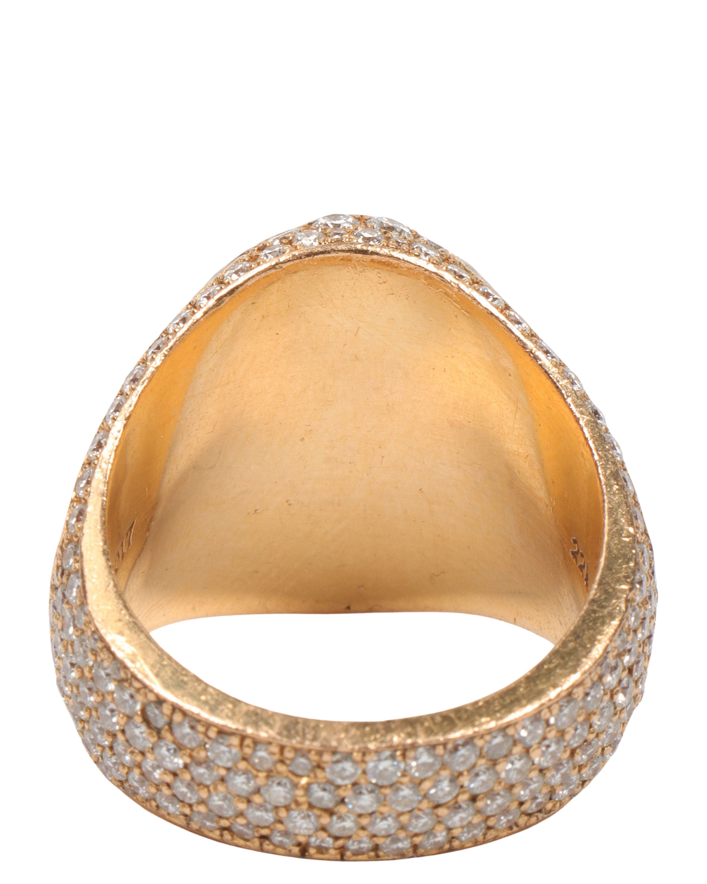 22k Gold Diamond Matty Boy Heart Ring for Women - Elegant Valentine's Day Gift, Anniversary Jewelry, Romantic Proposal Ring for Her