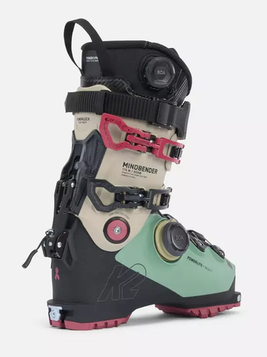2024 K2 Mindbender 115 Boa Women's Ski Boots - Lightweight Performance for All-Mountain Skiing & Freeride Adventures