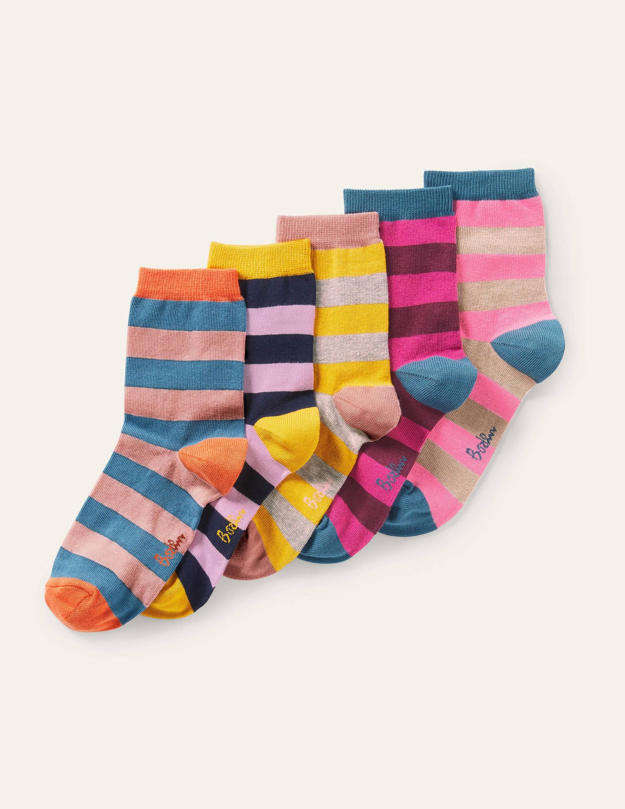 5 Pack Striped Ankle Socks for Women & Men - Comfortable Breathable Low-Cut Socks for Running, Workout, Yoga & Everyday Wear
