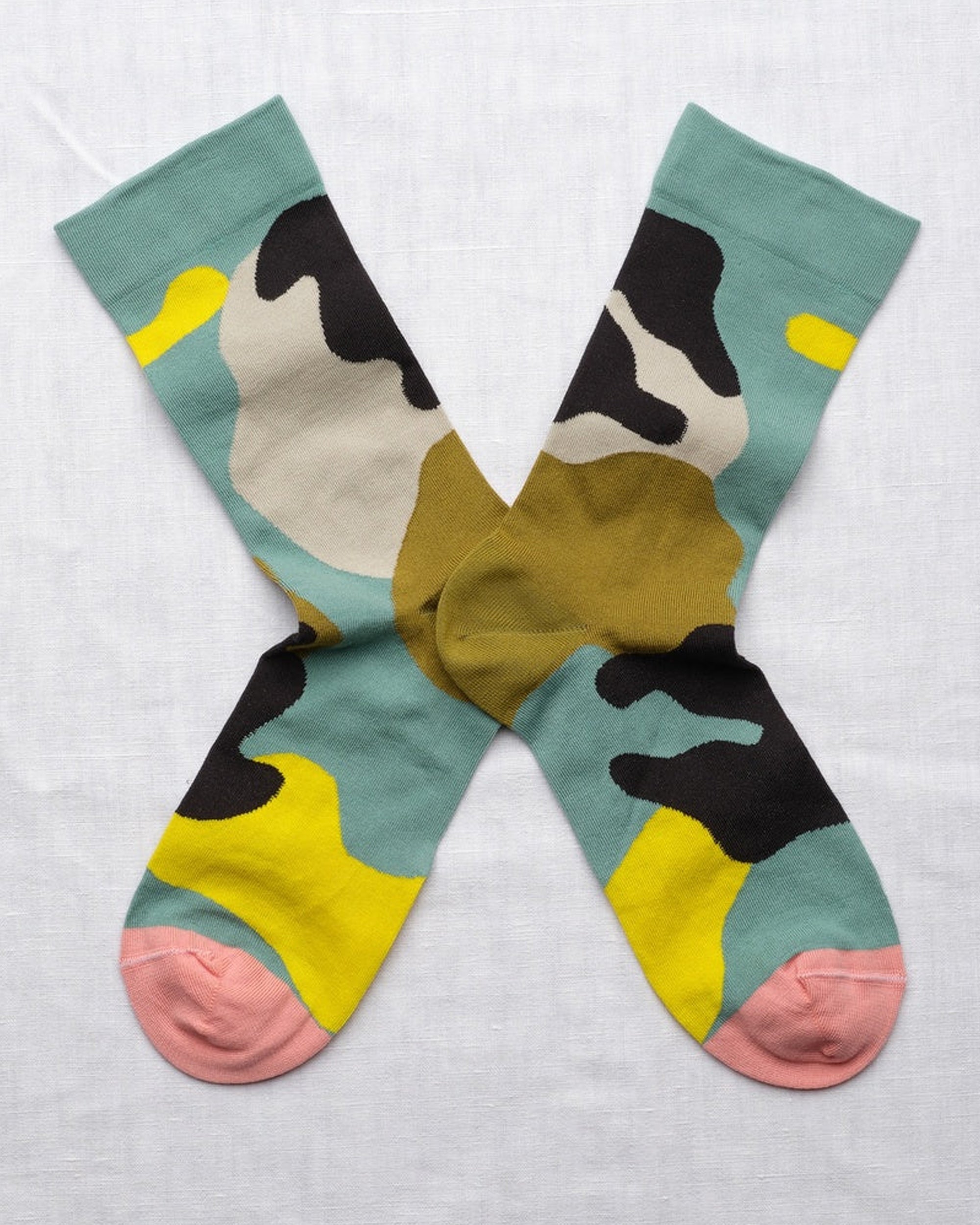 Bonne Maison Arp Aloès Socks - Stylish & Comfortable Aloe-Infused Cotton Socks for Women - Perfect for Daily Wear, Yoga & Relaxation