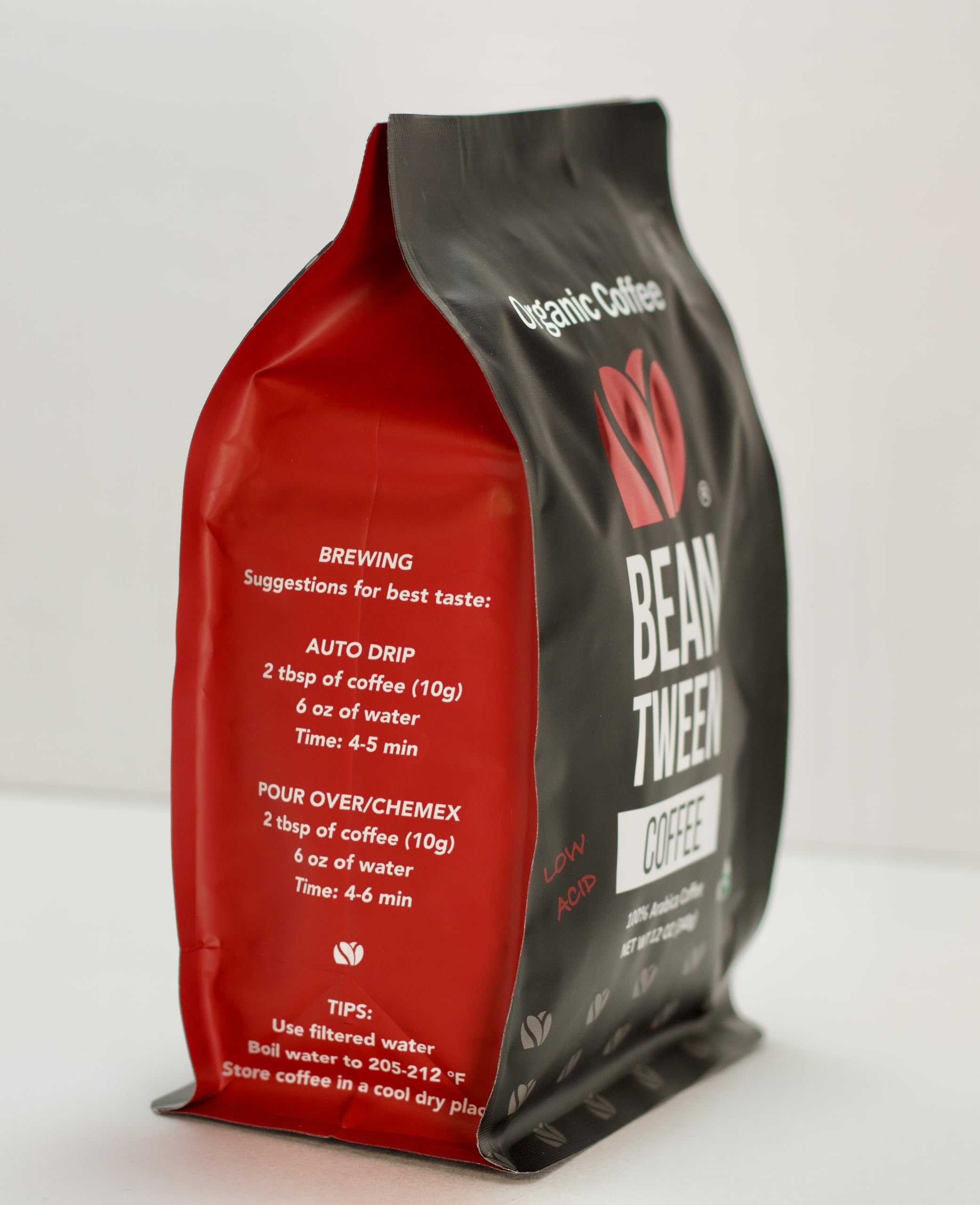 Premium Organic Medium Roast Whole Bean Coffee - 5 lb Bag of 100% Arabica, Low Acid, Mold-Free, Certified Organic & Kosher | Single Origin, Woman-Owned | Perfect for Home Brewing, Office Use & Gifts
