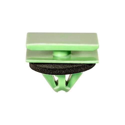 Auveco 22029 GM 11547210 Moulding Clip with Sealer - 12x20mm Head (Pack of 10) - Perfect for Car Trim & Door Panel Repairs