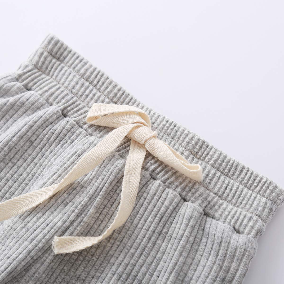 Newborn Baby Girl & Boy Fall Winter Clothes Set - 3-24 Months Long Sleeve Knitted Cotton Romper & Pants Outfit - Cozy Infant Winter Wear for Playdates, Family Photos & Holiday Gatherings