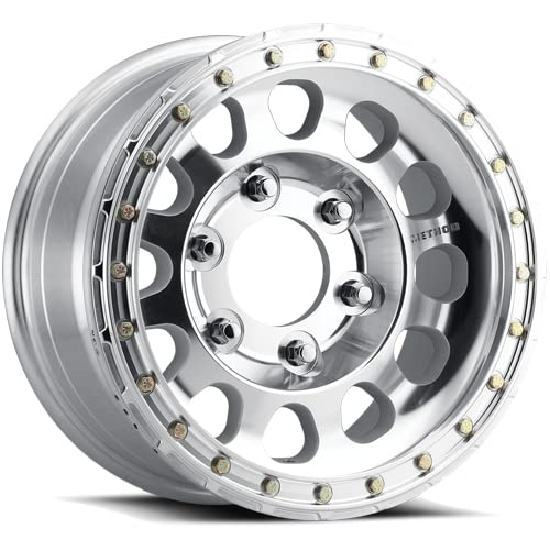 Method Race Wheels 103 Beadlock Machined Wheel RAW - 17x9 Inches, 6x5.5 Bolt Pattern, -12mm Offset - Off-Road, Truck & Jeep Wheels for Adventure & Racing