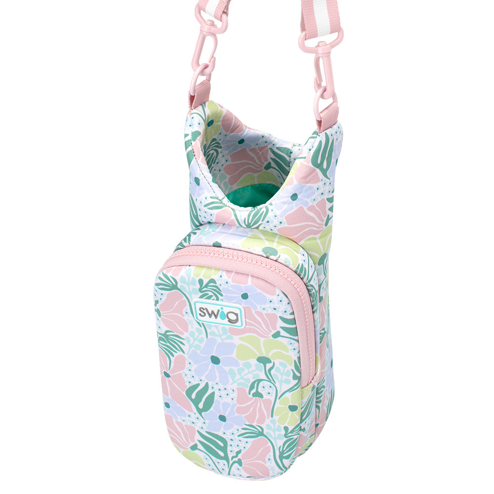 Stylish Garden Party Water Bottle Sling - Insulated & Leak-Proof for Outdoor Events, Picnics & Hiking - Perfect for Summer BBQs & Beach Days