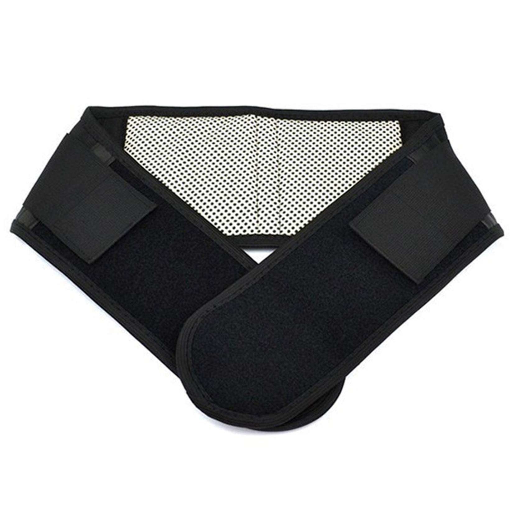Magnetic Self-Heating Back Brace Belt - Adjustable Elastic Waist Support with Infrared Therapy for Pain Relief - Large Size - Ideal for Back Pain, Sciatica & Posture Correction - Perfect for Office Work, Sports & Daily Activities