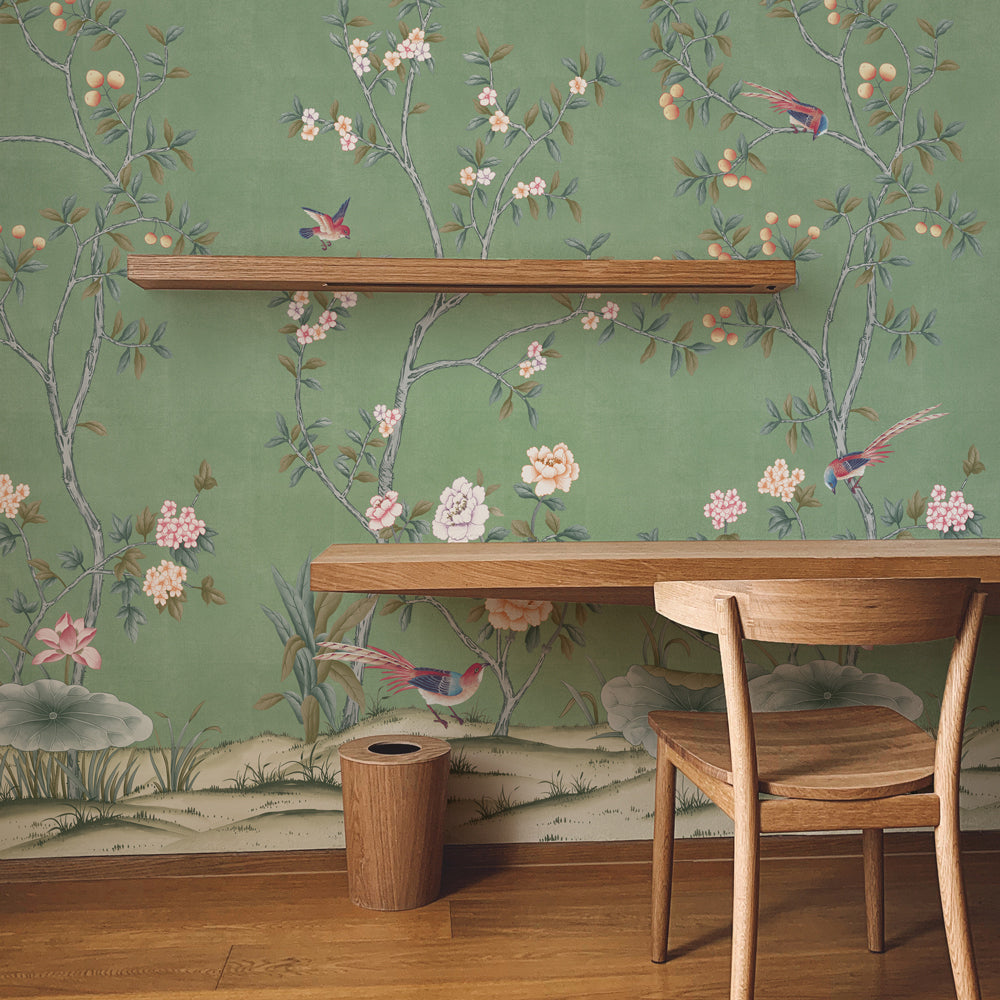 Lilly Peel and Stick Wall Mural - Self-Adhesive Removable Wallpaper - Easy DIY Home Decor for Bedroom, Nursery, Living Room & Office