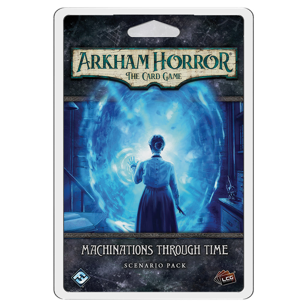 Arkham Horror LCG: Machinations Through Time Scenario Pack - Time-Travel Adventure Card Game for 1-4 Players | Perfect for Game Nights & Horror-Themed Parties
