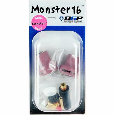 Premium Diamond Ground Monster 16 TIG Nozzle Kit - 3/32