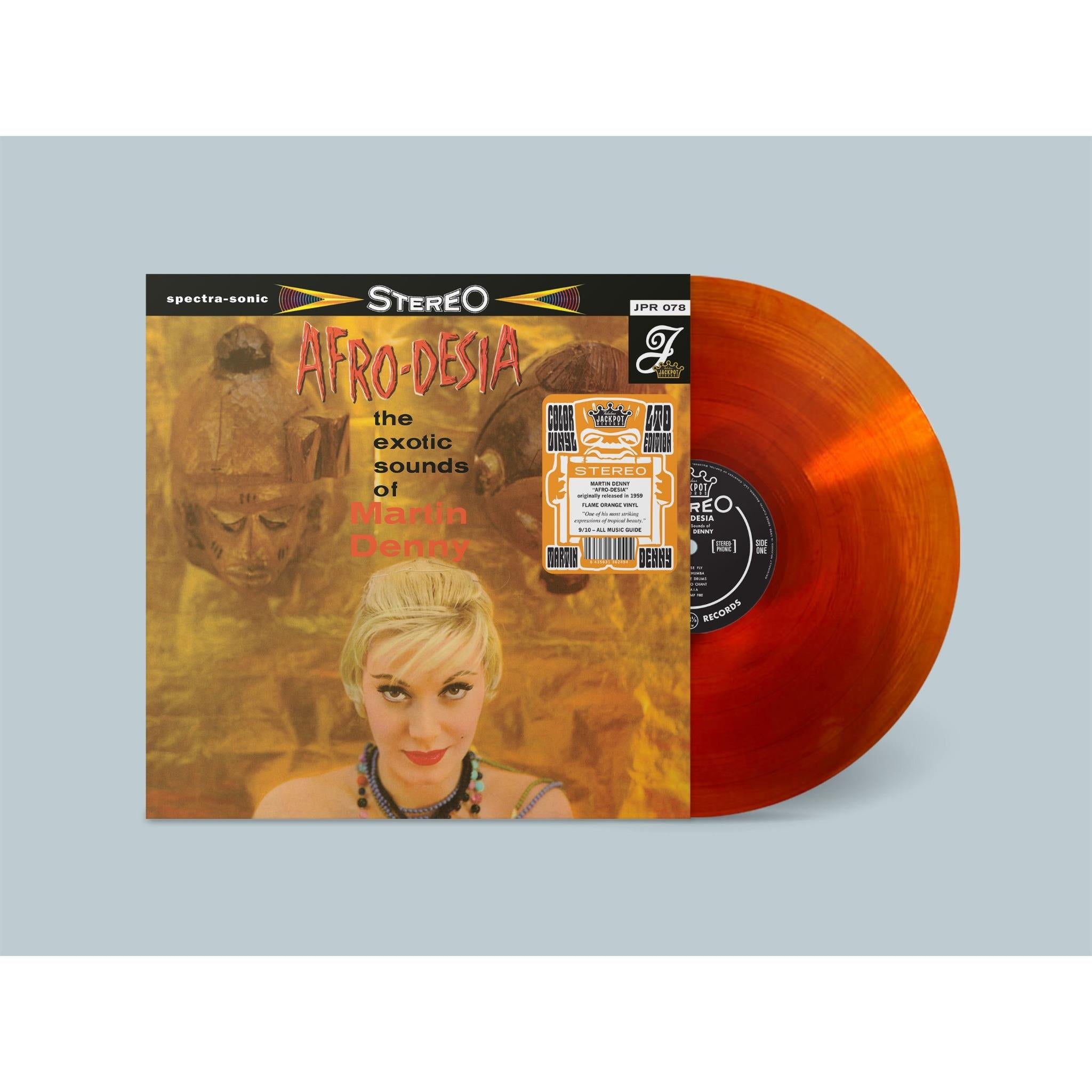 Afrodesia Limited Edition Flame Orange Colored Vinyl Record - Perfect for Music Collectors & Retro Vinyl Enthusiasts