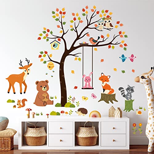 Autumn Tree Animals