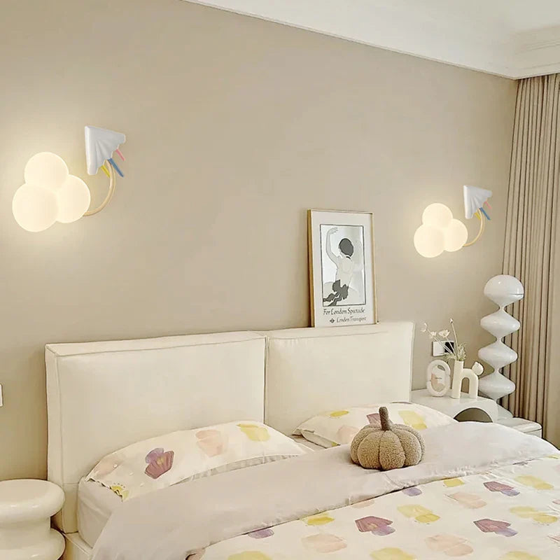 Kids Airplane Cloud Wall Light - LED Night Light for Nursery & Bedroom - Perfect for Kids Room Decor & Sleep Aid