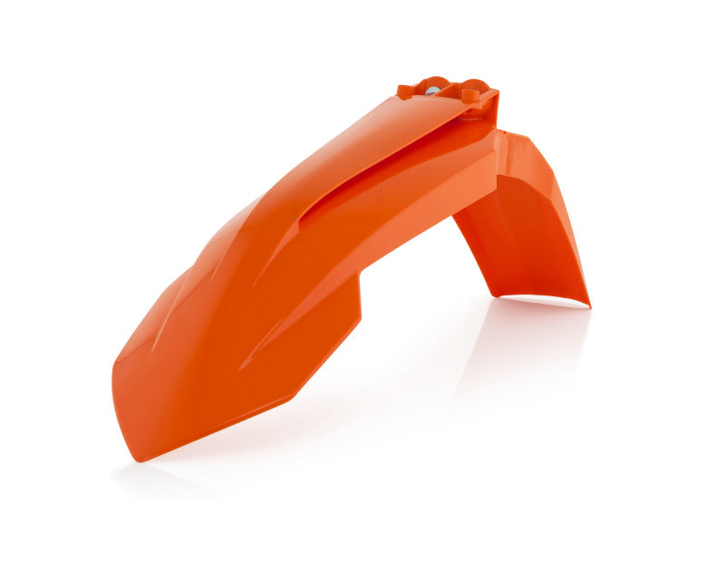 Acerbis 18+ KTM SX85/21 24 GasGas MC85 Front Fender 16 Orange - Dirt Bike Motorcycle Replacement Part for Off-Road Racing & Trail Riding