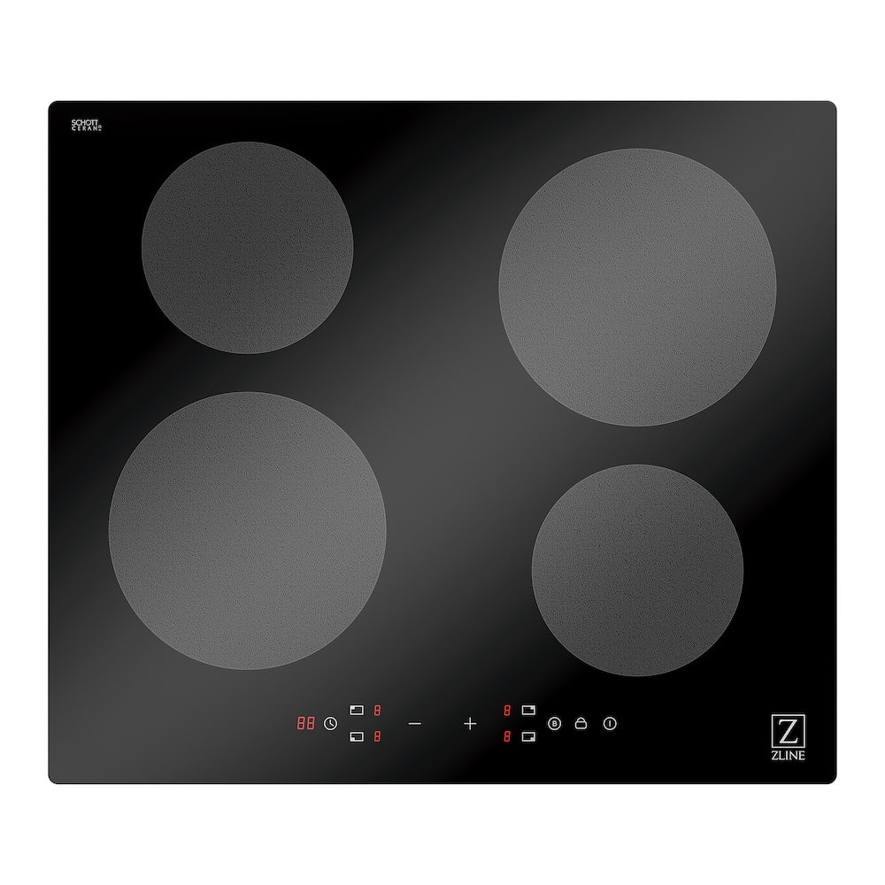 ZLINE 24 Inch 4-Burner Induction Cooktop - RCIND 24 | Fast Heating, Energy Efficient | Perfect for Home Kitchens & Commercial Use
