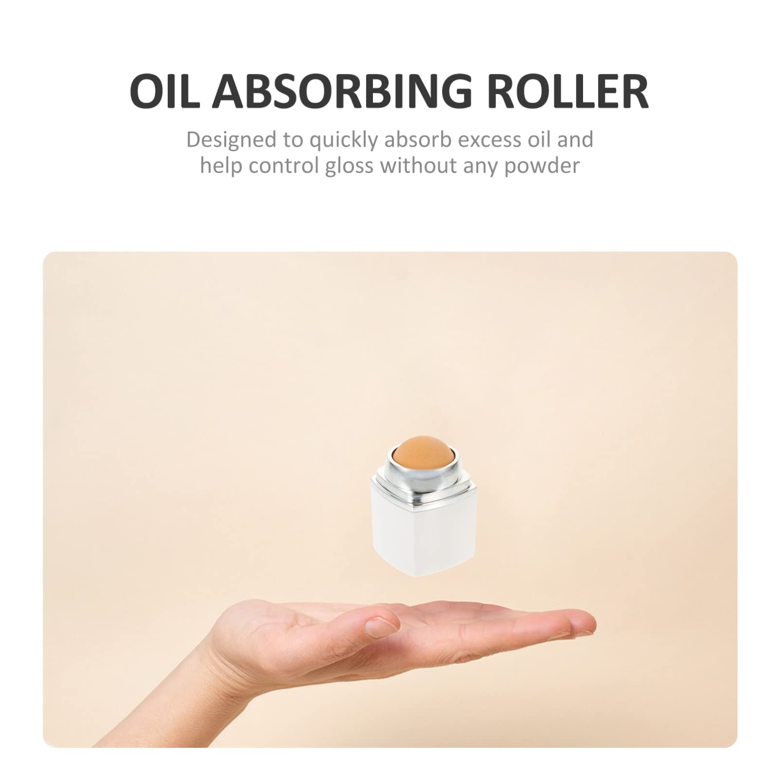 Beaupretty Volcanic Stone Roller - Oil Absorbing Face Tool for Skincare & Cleansing