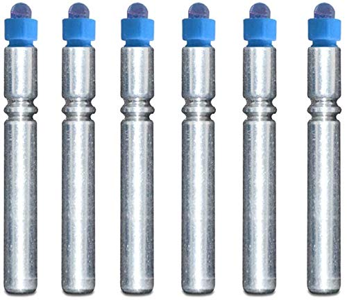 Reikawa LED Lighted Bobber for Fishing Lures - 6PCS Waterproof Floats with Bright Pen Lights, Ideal for Night Fishing, Ice Fishing, Kayak Fishing, and Bowfishing