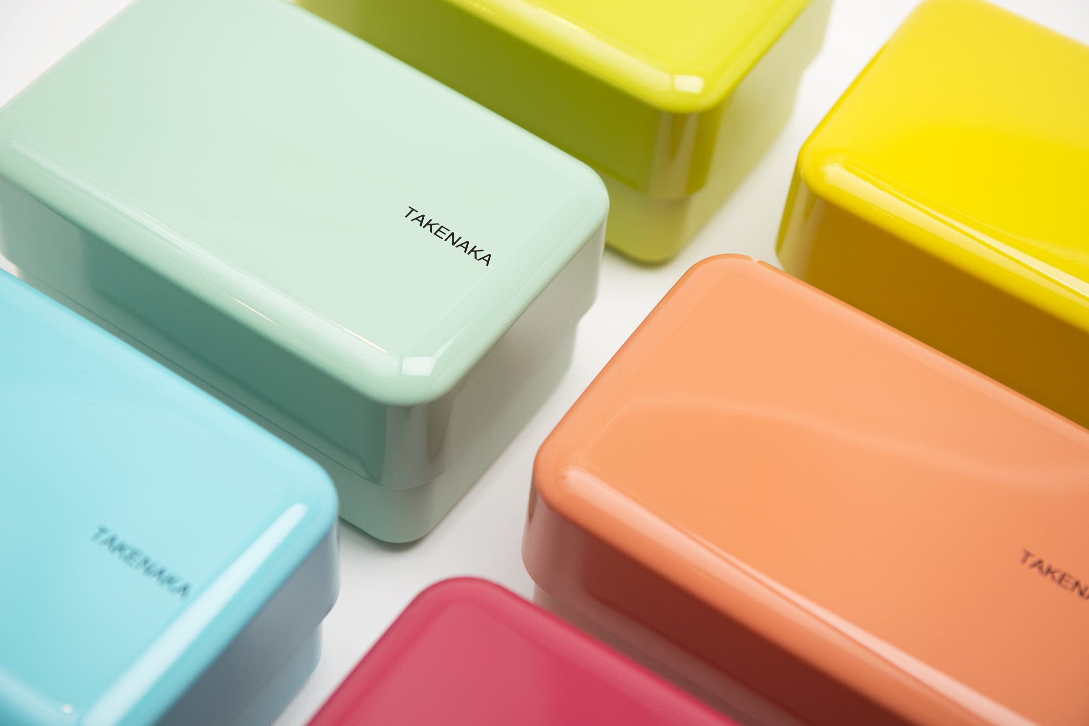 Eco-Friendly Japanese Bento Lunch Box - TAKENAKA Nibble Box, BPA-Free & Recycled Plastic, Microwave & Dishwasher Safe (Peppermint/Cream) - Perfect for Office Meals, School Lunches & Picnics