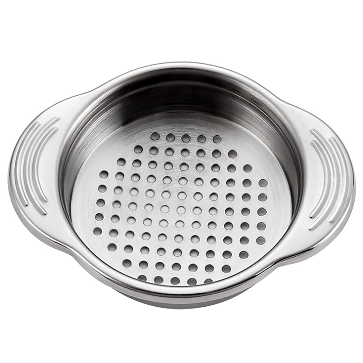 3-Pack Stainless Steel Tuna Can Strainer & Oil Squeezer - Dishwasher Safe Sieve for Regular & Wide-Neck Tuna Cans - Perfect for Kitchen, Camping & Meal Prep