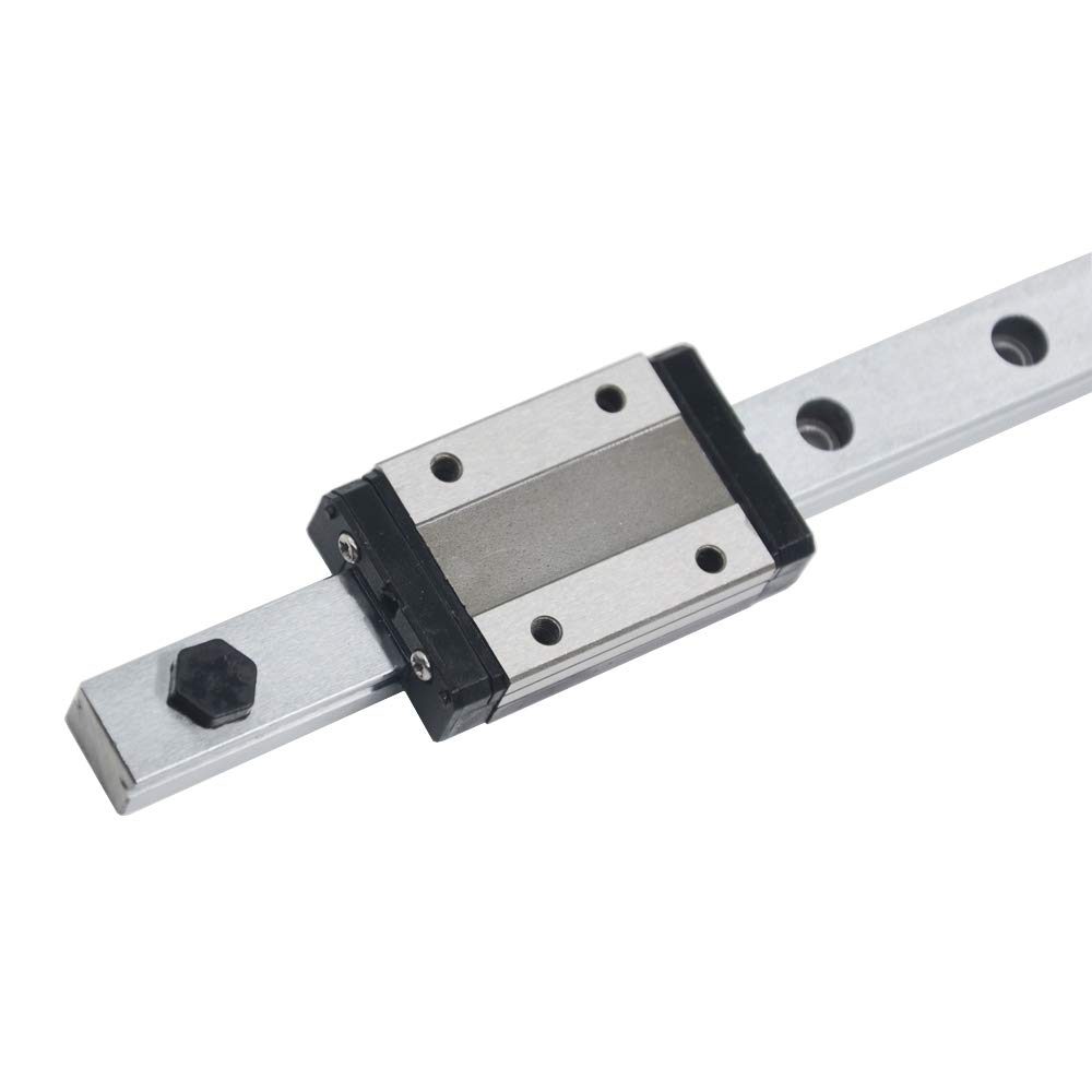 MGN12 400mm Linear Rail Guide with MGN12H Stainless Steel Carriage Block - High Precision Upgrade for Ender 3, CoreXY, Tronxy, Delta Kossel 3D Printers & CNC Machines - Perfect for 3D Printing, Laser Cutting, and Industrial Automation Projects