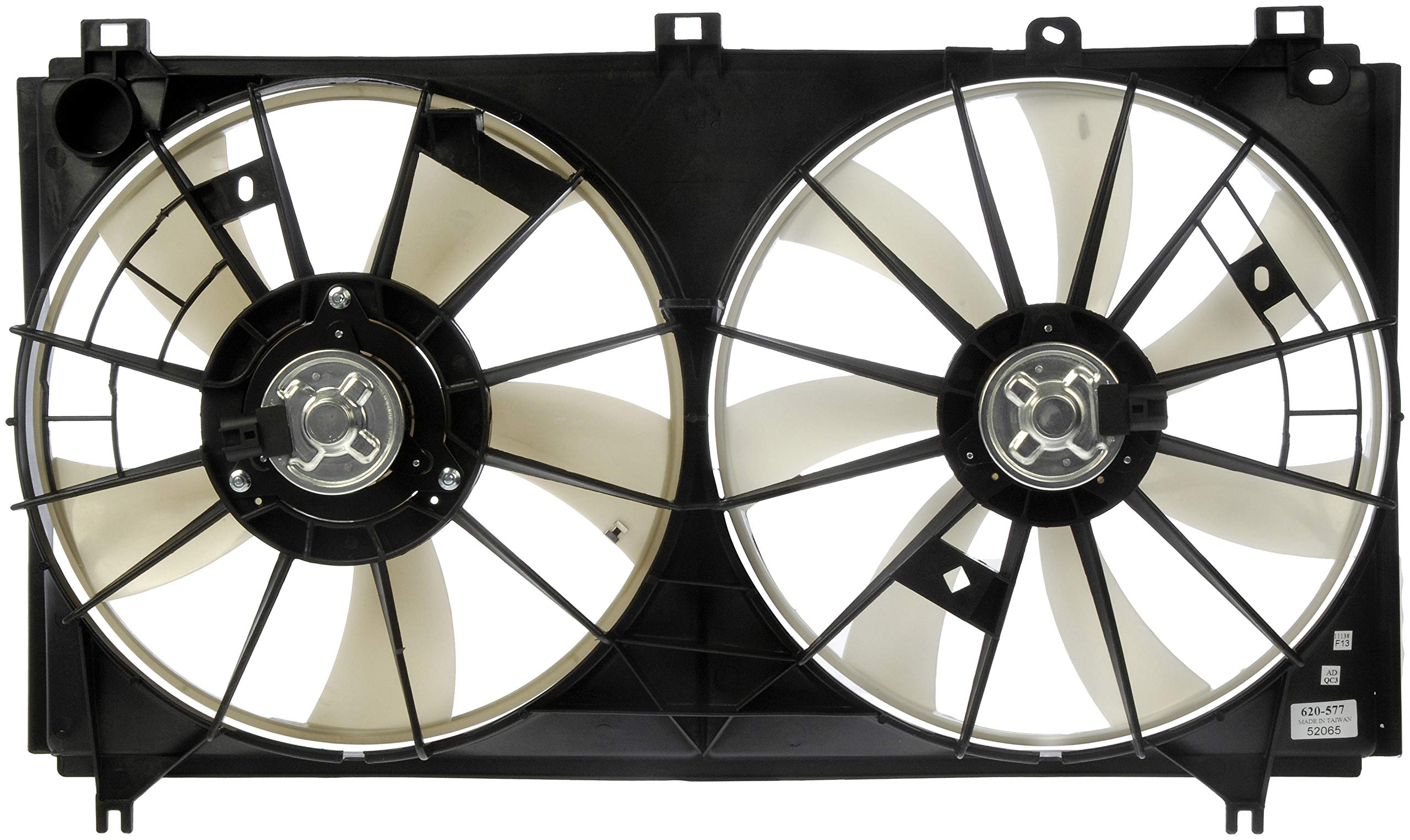 DORMAN OE SOLUTIONS Engine Cooling Fan Assembly Compatible with 2006-2012 Lexus IS250 - Perfect for Overheating Prevention & Summer Driving