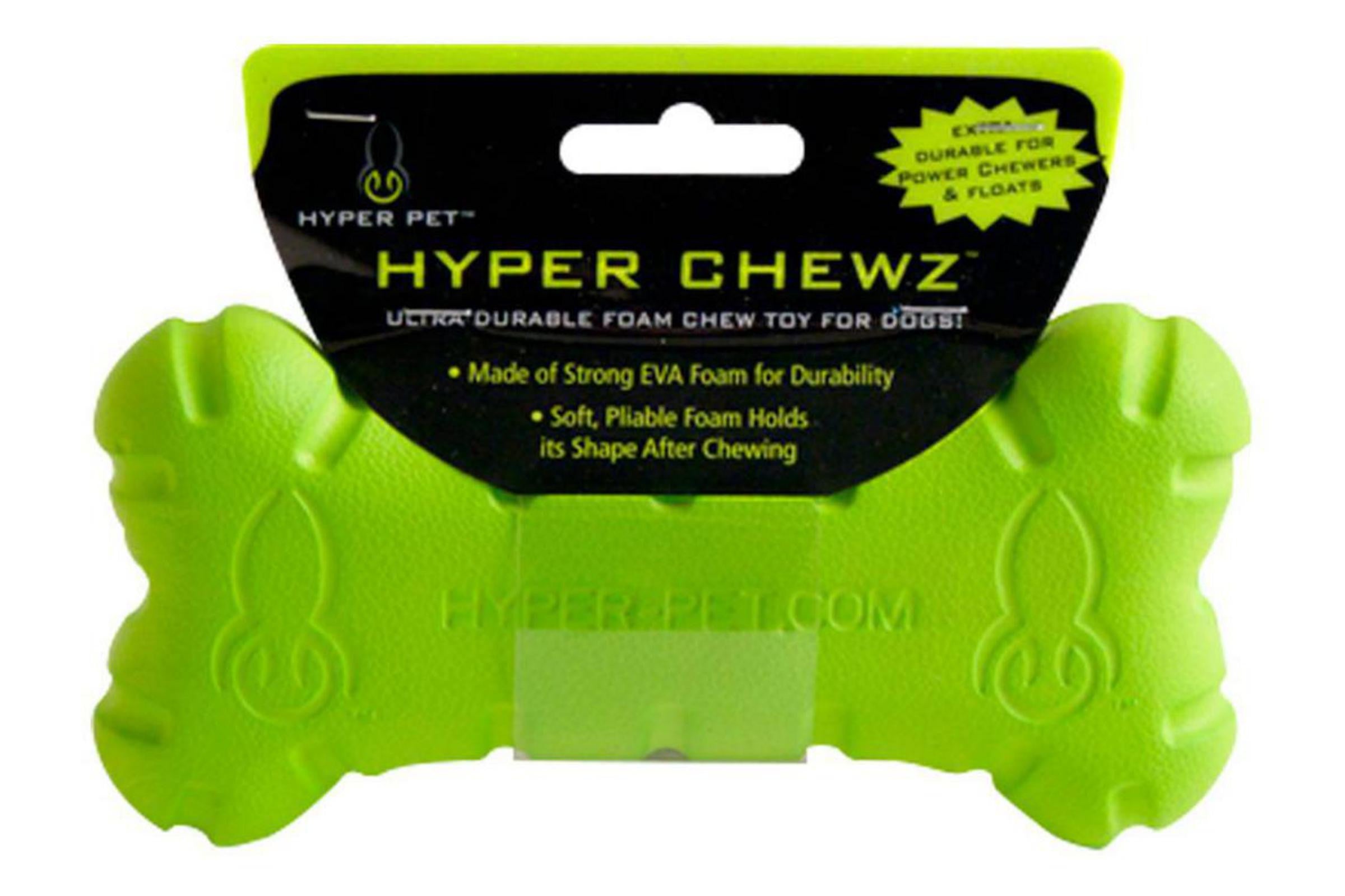 Hyper Chewz Bone - Durable Dog Chew Toy for Aggressive Chewers - Perfect for Teething Puppies & Strong Chewers - Indoor & Outdoor Play