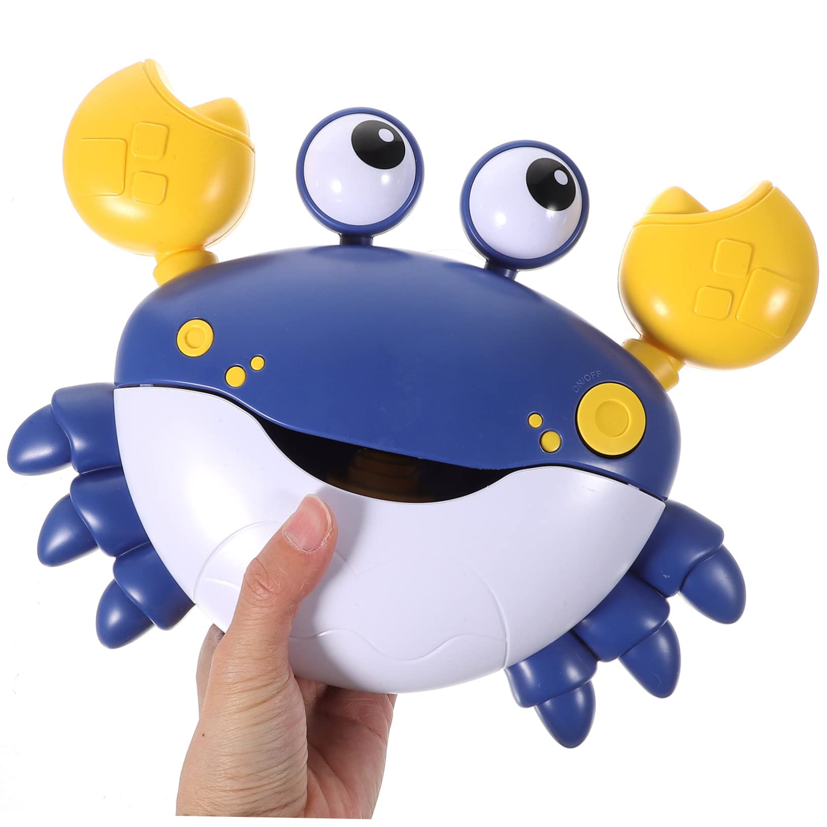 FAVOMOTO 4-Pack Crab Bubble Blower Machine - Fun Bubble Bath Toy for Kids, Crab-Shaped Bubble Maker with Plastic Design - Perfect for Bath Time, Pool Parties & Outdoor Play