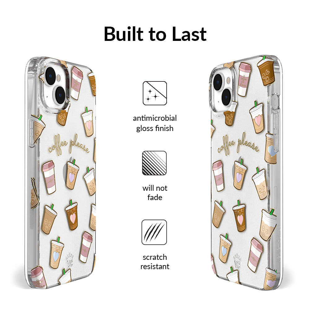 Premium Coffee First iPhone Case - Durable & Stylish Phone Cover for iPhone - Perfect for Coffee Lovers & Daily Use
