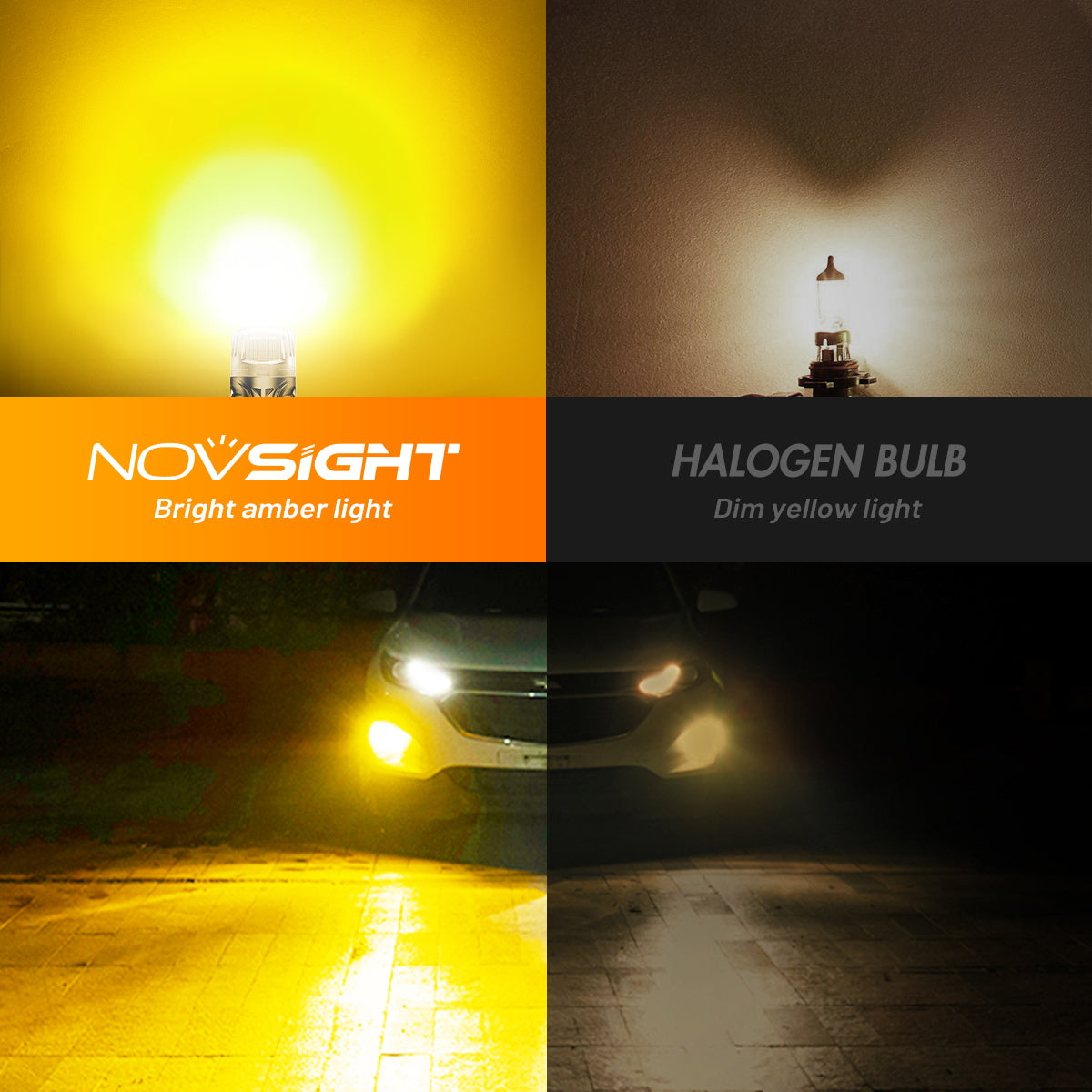 3157 3047 3057 3155 3157 3157AV LED Bulbs - Amber Yellow Turn Signal Lights for Car Rear & Front - Perfect for Daytime Visibility & Night Safety