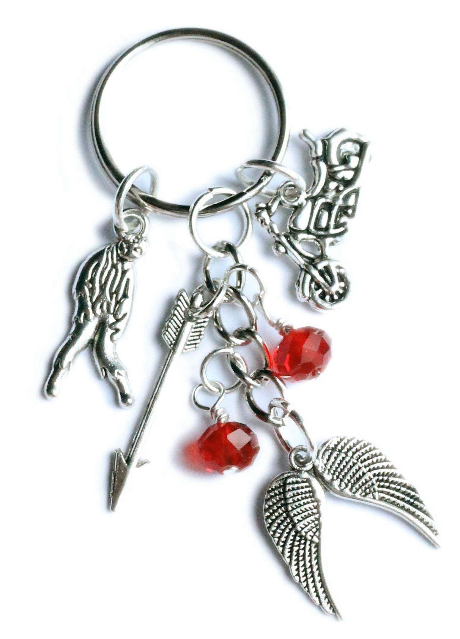 The Walking Dead Daryl Dixon Zombie Keychain - Officially Licensed Collectible for Fans, Perfect for Backpacks, Keys, and Gifts