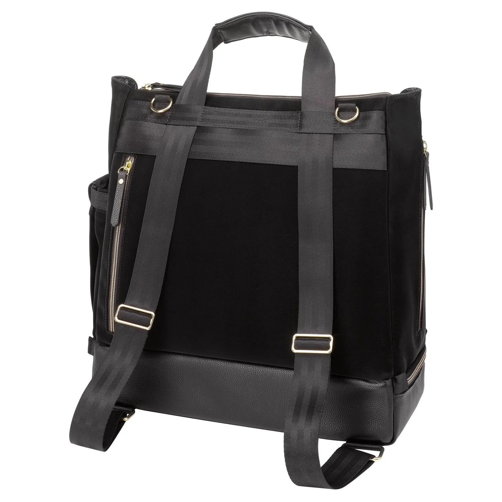 Pivot 2-in-1 Diaper Bag Tote & Backpack - Black | Convertible Baby Bag for Moms | Perfect for Daycare, Travel & Shopping