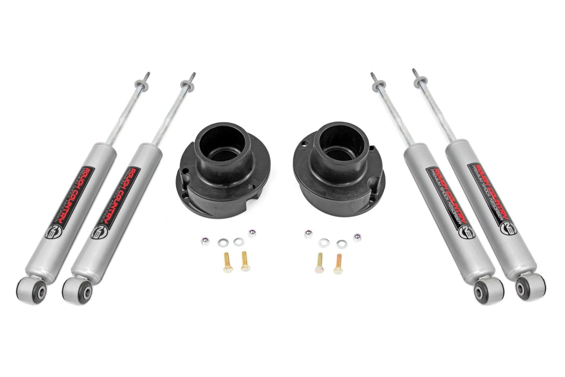 2.5 Inch Lift Leveling Kit for Ram 2500 (2014-2024) & 3500 (2013-2024) | Heavy Duty RR Coil Suspension System | N3 Series | Part# 37735 | Off-Road & Towing Upgrade
