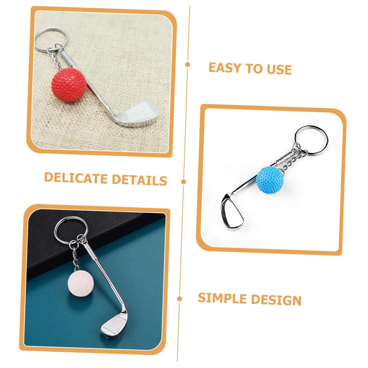 Premium Golf Ball Marker Keychain - Durable Metal & Plastic Design, Lightweight & Sturdy for Golfers - Perfect for Golf Accessories, Gifts & Everyday Carry - Ideal for Golf Courses, Tournaments & Personal Use