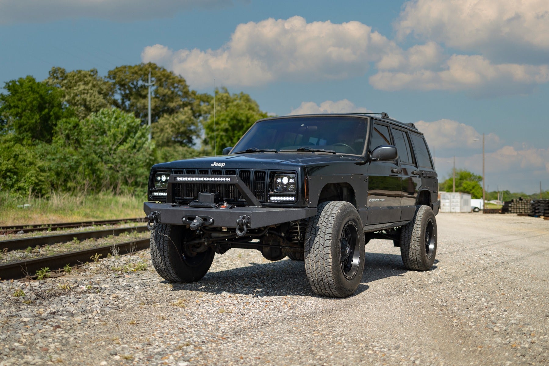 8 Inch Black Series LED Light Bar - Single Row Off-Road Pair (70728BL) | Waterproof, Durable for Trucks, Jeeps, ATVs & UTVs | Perfect for Night Driving, Camping & Outdoor Adventures