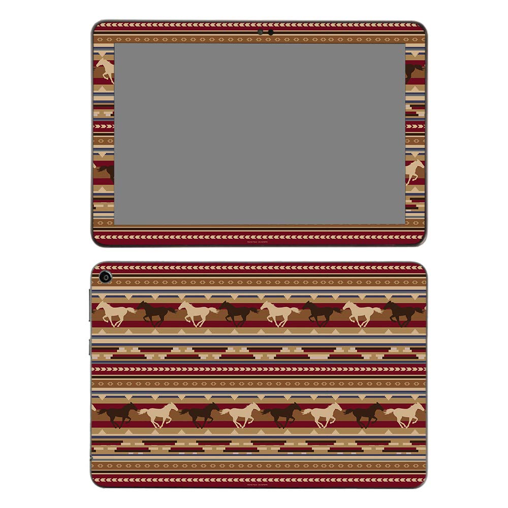 MightySkins Vinyl Decal Wrap Cover for Amazon Fire HD 8 (2020) - Western Horses Design | Protective & Durable Skin | Easy to Apply & Remove | Made in USA | Perfect for Home, Office & Travel Use