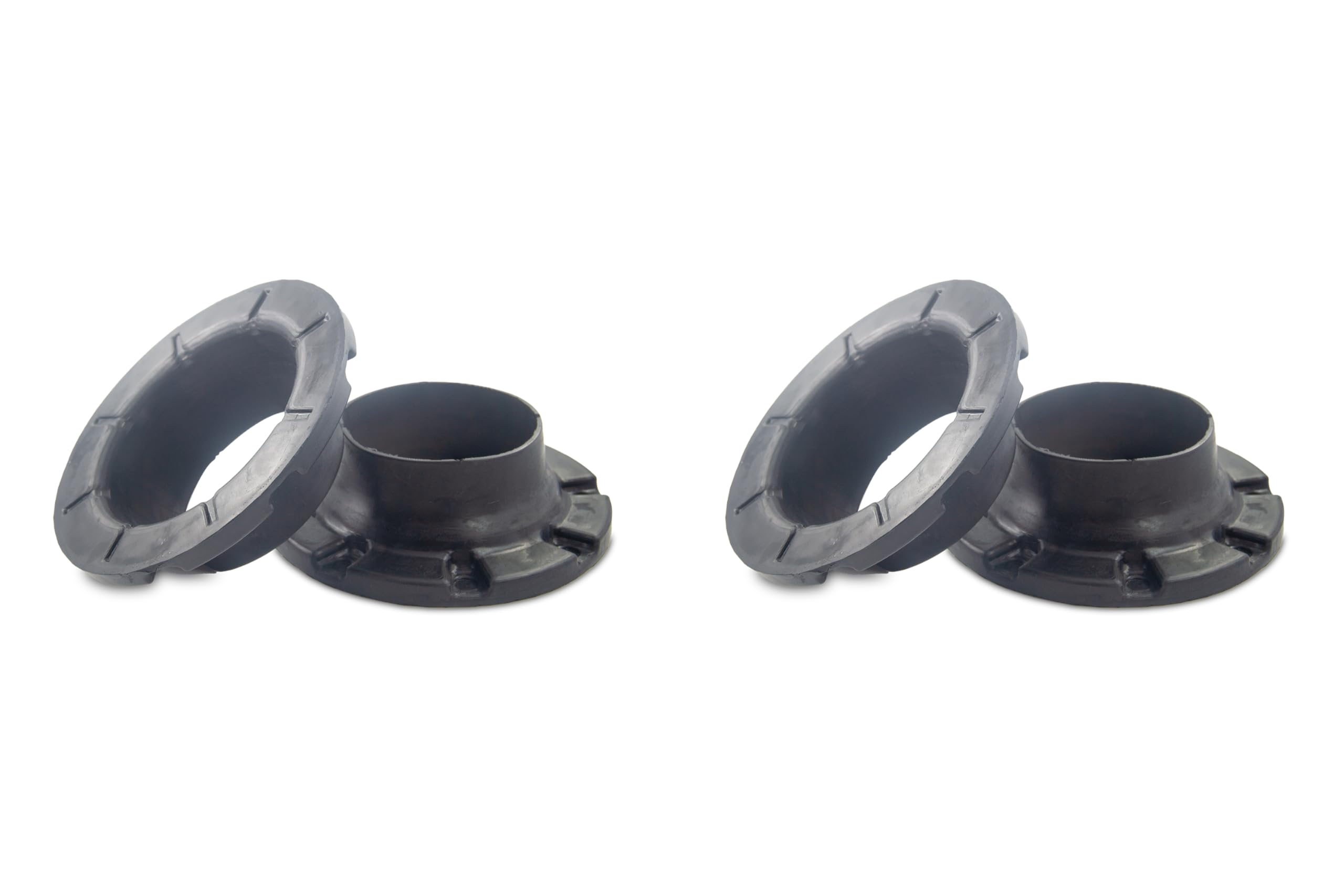 Jeep Rear Coil Spring Insulators & Isolators - Compatible with 2006-2010 Commander XK, 2005-2010 Grand Cherokee WK, 2008-2012 Liberty KK (Stock Height, 4-Pack) - Improve Ride Comfort & Reduce Noise for Off-Road Adventures & Daily Driving