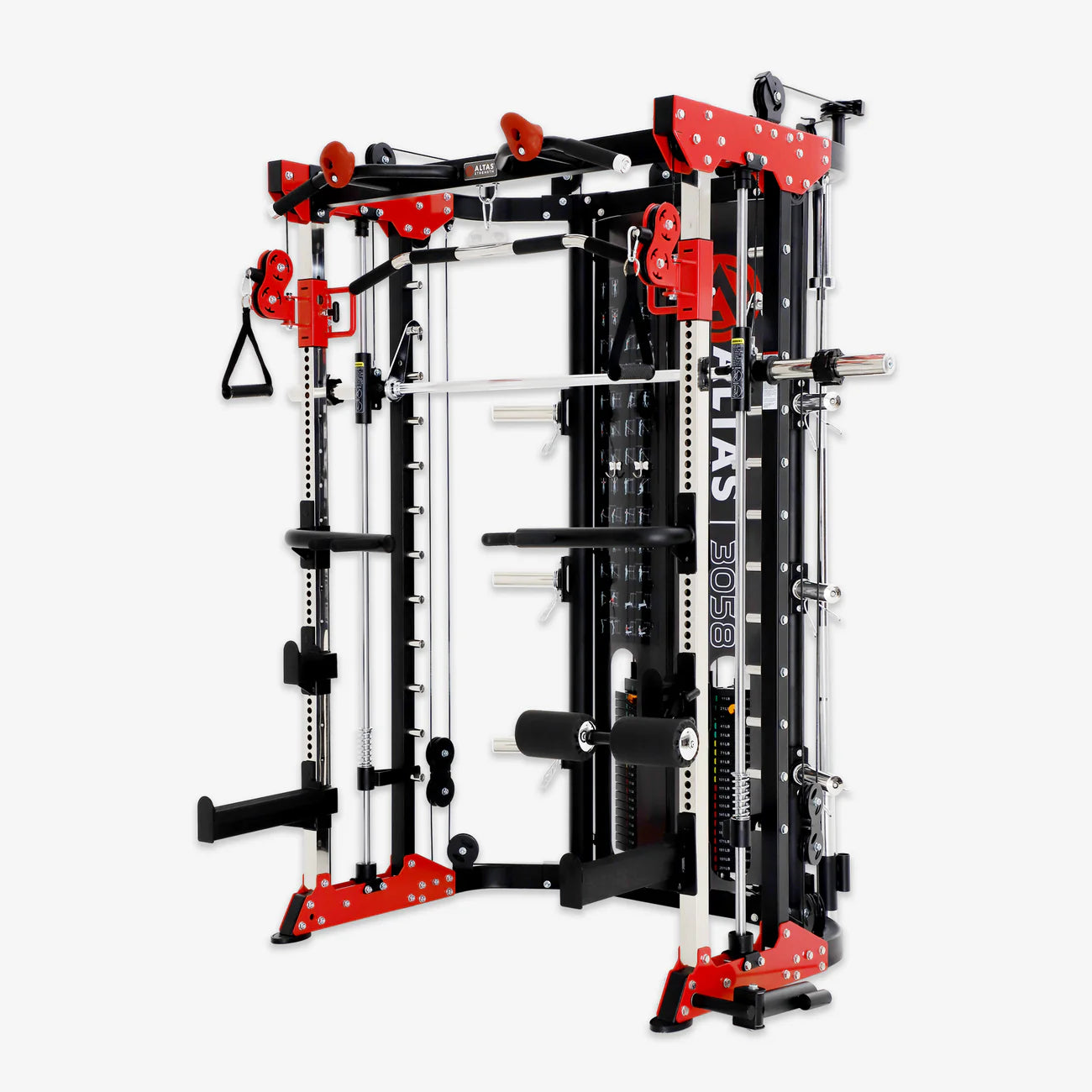 Altas Strength AL 3058G Light Commercial Smith Machine - Heavy Duty Gym Equipment for Home & Commercial Use | Perfect for Strength Training & Weight Lifting Workouts