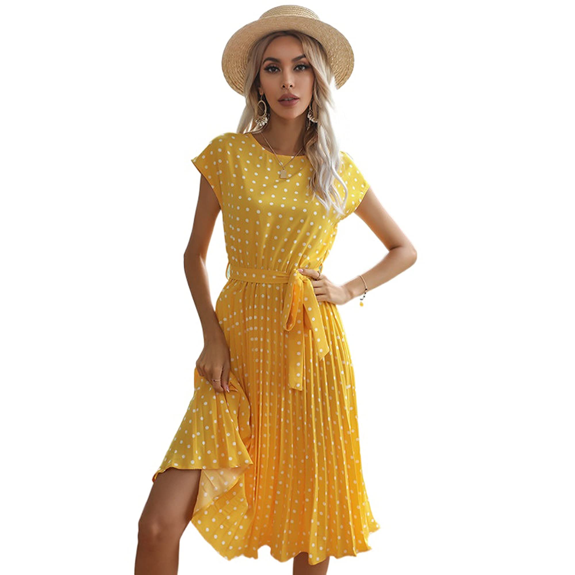 Women's Summer Floral Print Wrap Dress - Bohemian Flowy Long Maxi Dress for Beach Wedding, Vacation & Casual Wear | Lightweight & Comfortable