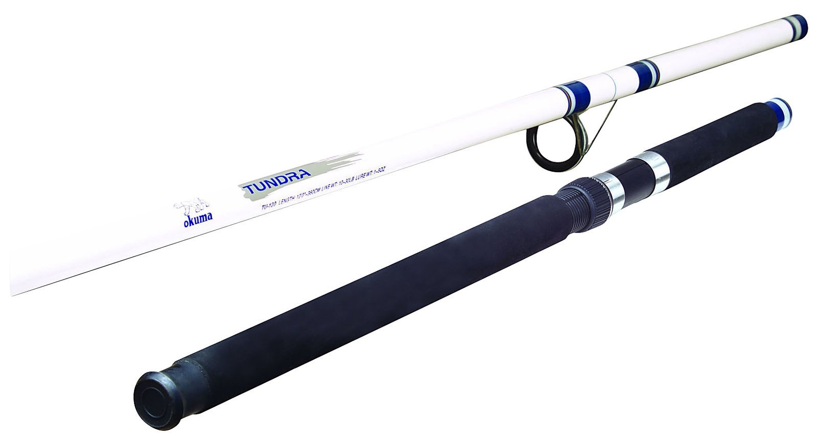 Okuma Tundra Durable Glass Surf Spinning Rods - Saltwater Fishing Rod for Surf Casting, Beach & Pier Fishing - Heavy Duty Spinning Rod for Striped Bass, Redfish & Surf Species